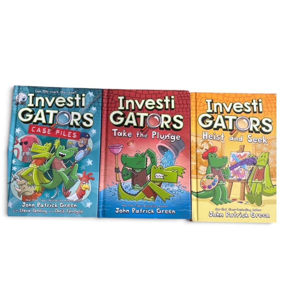 Investigators Hardcover Books lot of 3
John Patrick Green Kids